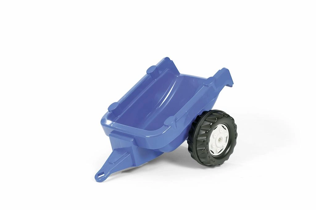 Modrá jednonápravová vlečka za traktor Rolly Kid