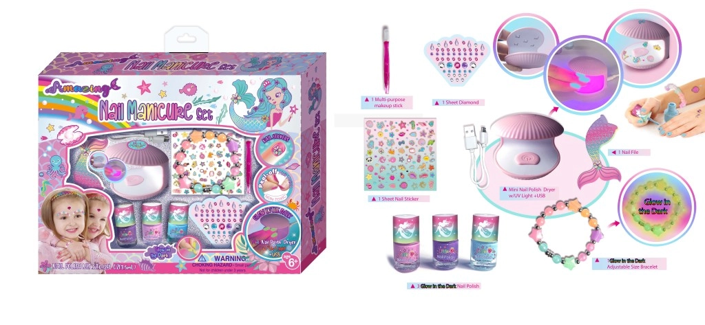 Alltoys Velká sada Nehtové studio