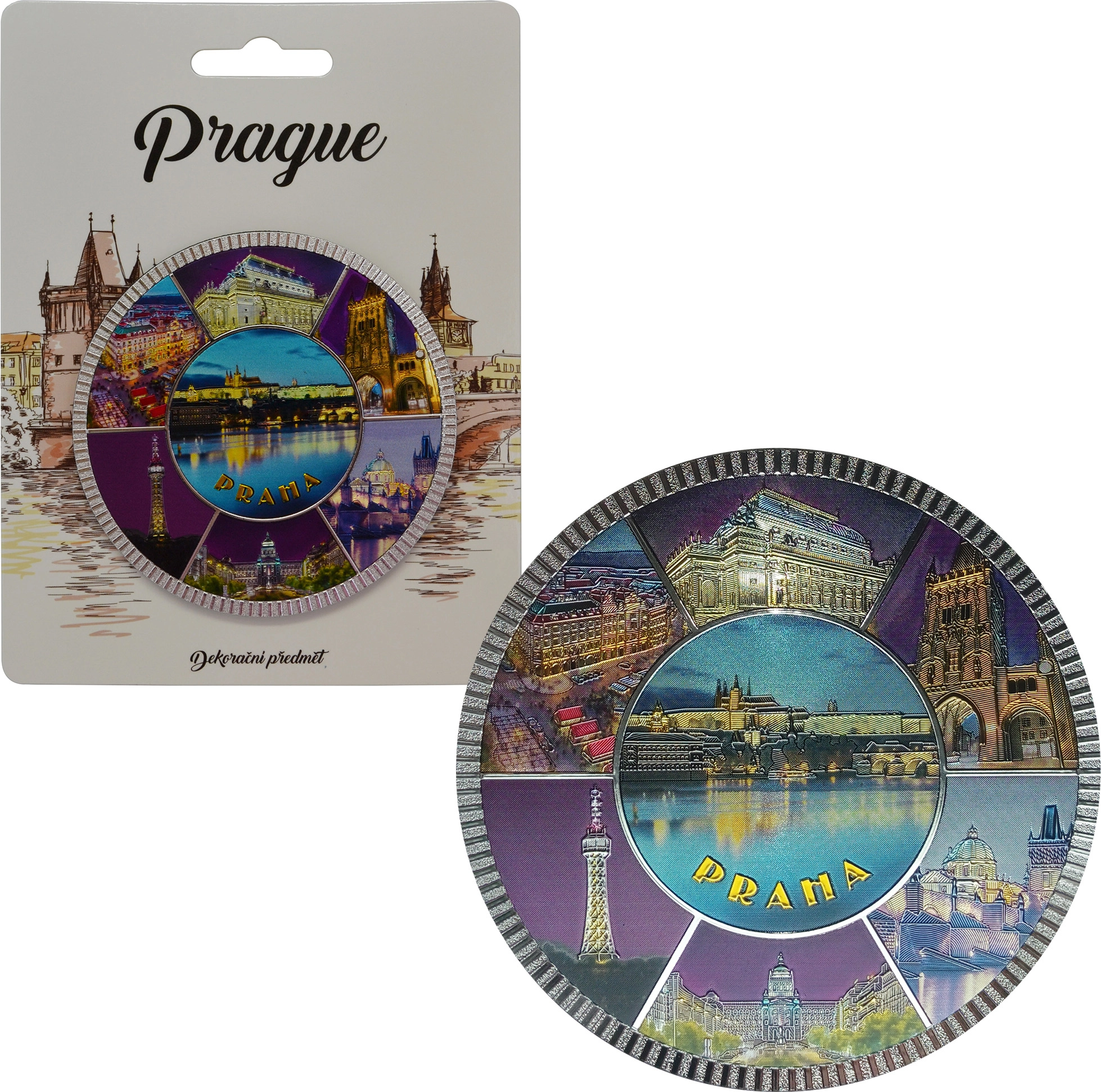 Magnet Praha – barevný vzdělávací suvenýr pro děti