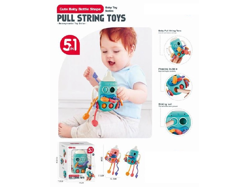 Senzorická chrastítko láhev pro děti