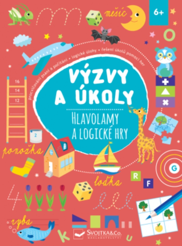 Levně Výzvy a úkoly: hlavolamy a logické hry – pracovní sešit pro děti 6+