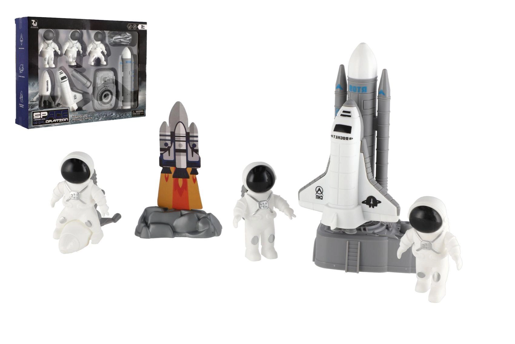 Sada vesmír – astronauti a vystřelovací raketoplán s doplňky