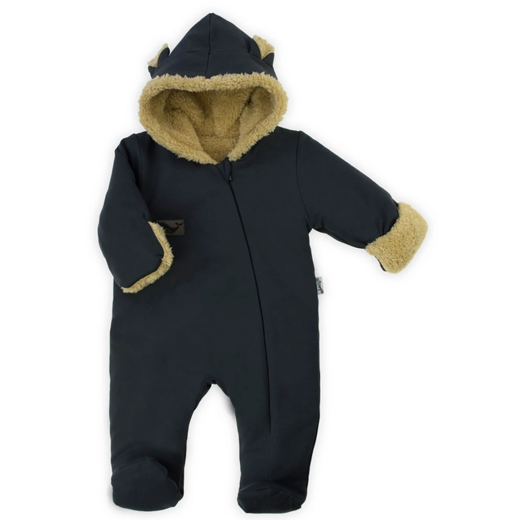 Zimní kojenecký overal Nicol Miki grafitový