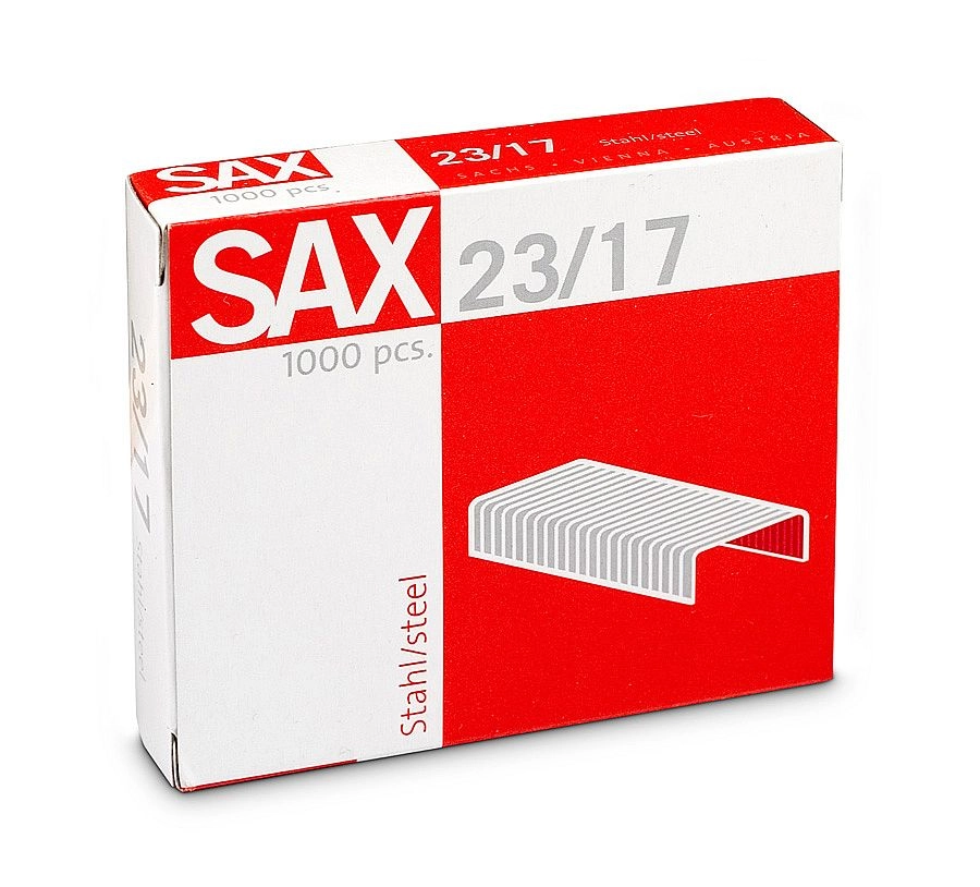Sešívací spony SAX 23/17 1000ks SAX