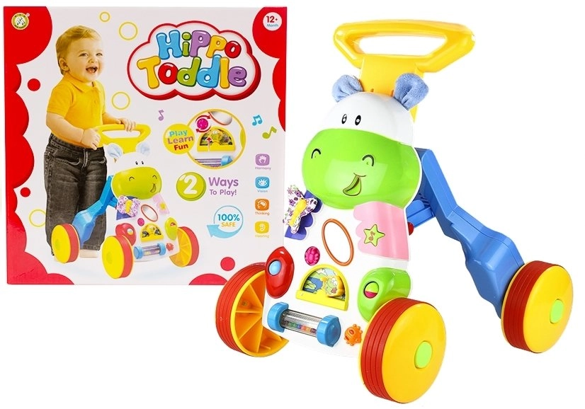 LEANToys Interaktivní chodítko Hroch