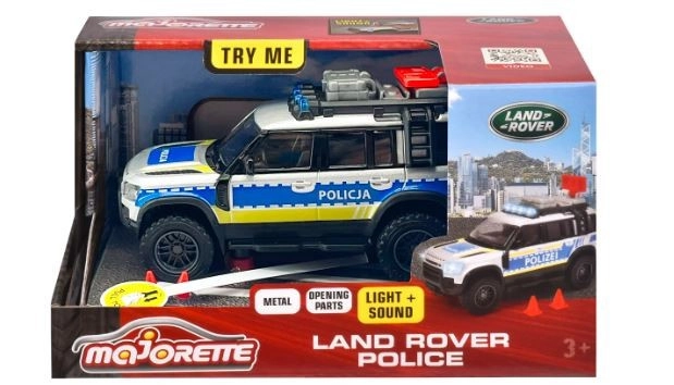 Levně Majorette Policejní auto Grand Land Rover 125 cm