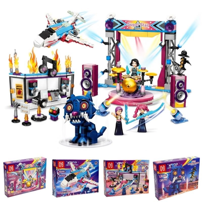 Stavebnice K‑Pop Demon Hunters 214 dílů