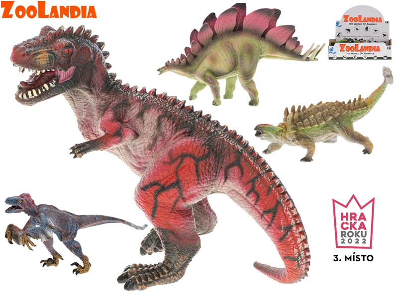 Zoolandia dinosauří figurky – sada 4 realistických dinosaurů