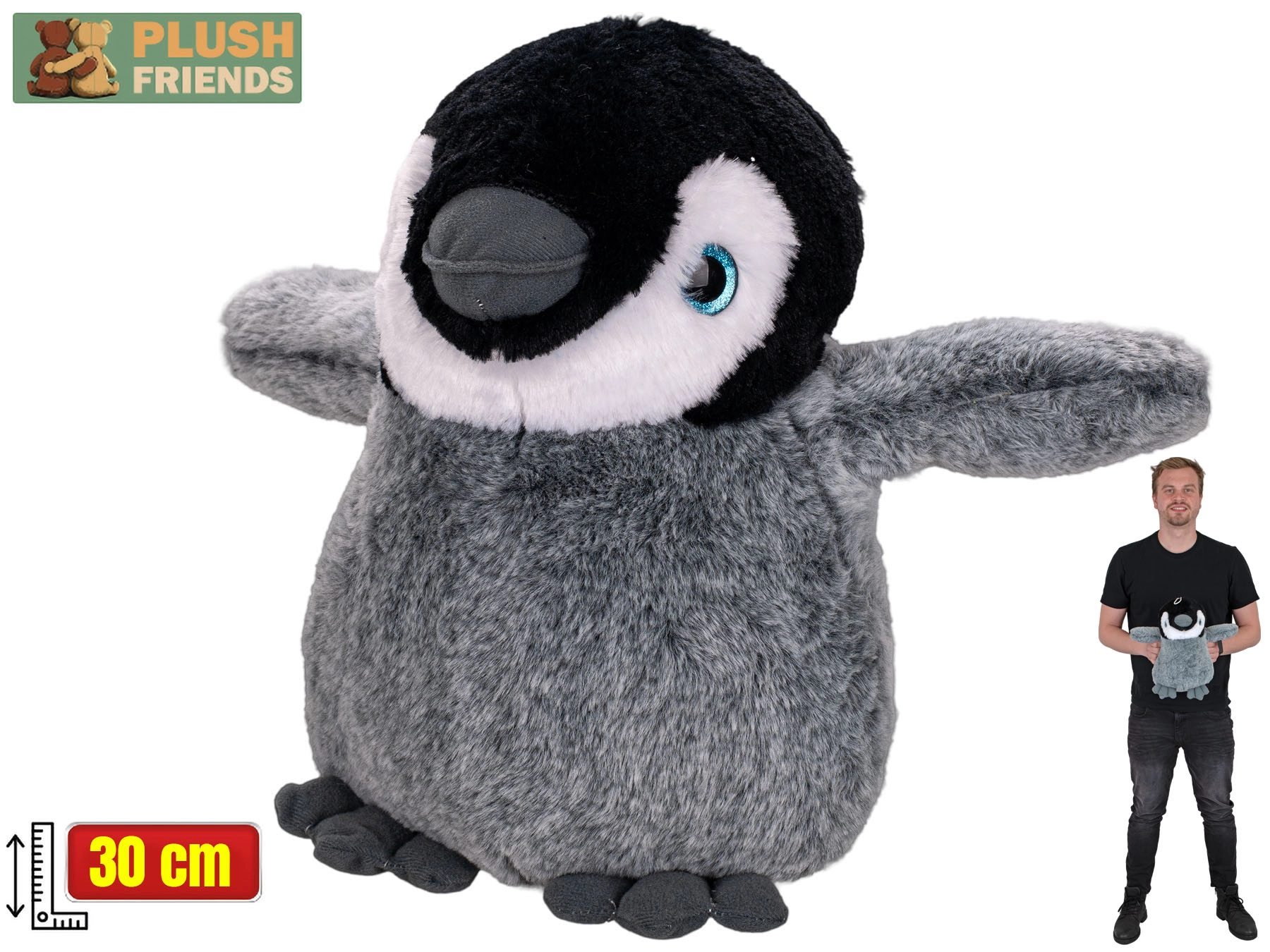 Plush Friends plyšový tučňák 30 cm