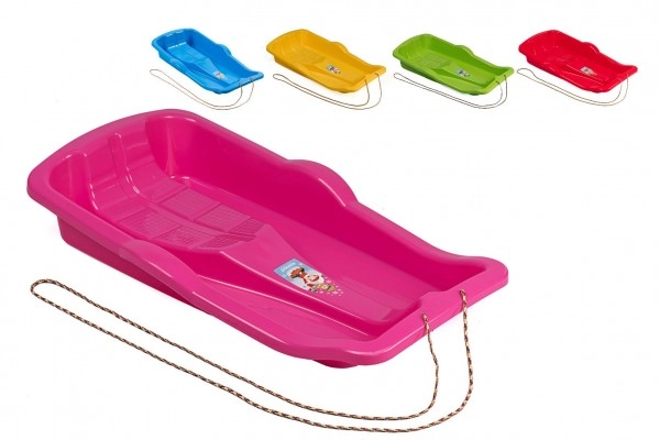 Levně Plastové boby Baby Mix Karol růžové