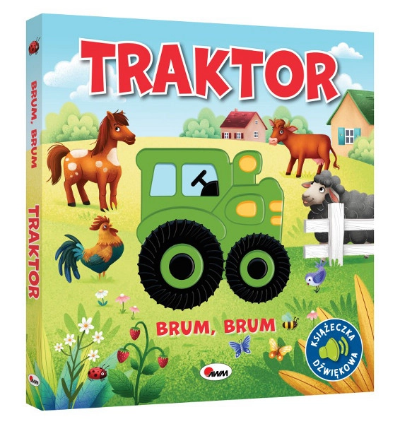 Levně Brum Brum traktor – smyslová knížka se zvuky pro děti
