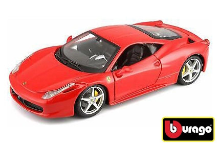 Bburago Ferrari 458 Italia BB18 26003 červená 1:24
