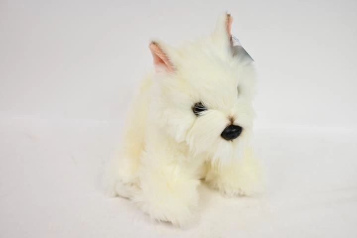 Plyšový pes west highland teriér sedící 30 cm
