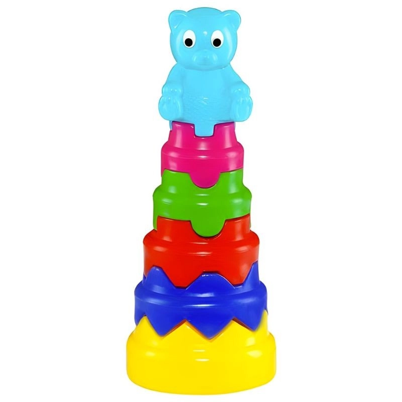 Skládací věž s medvídkem – velká