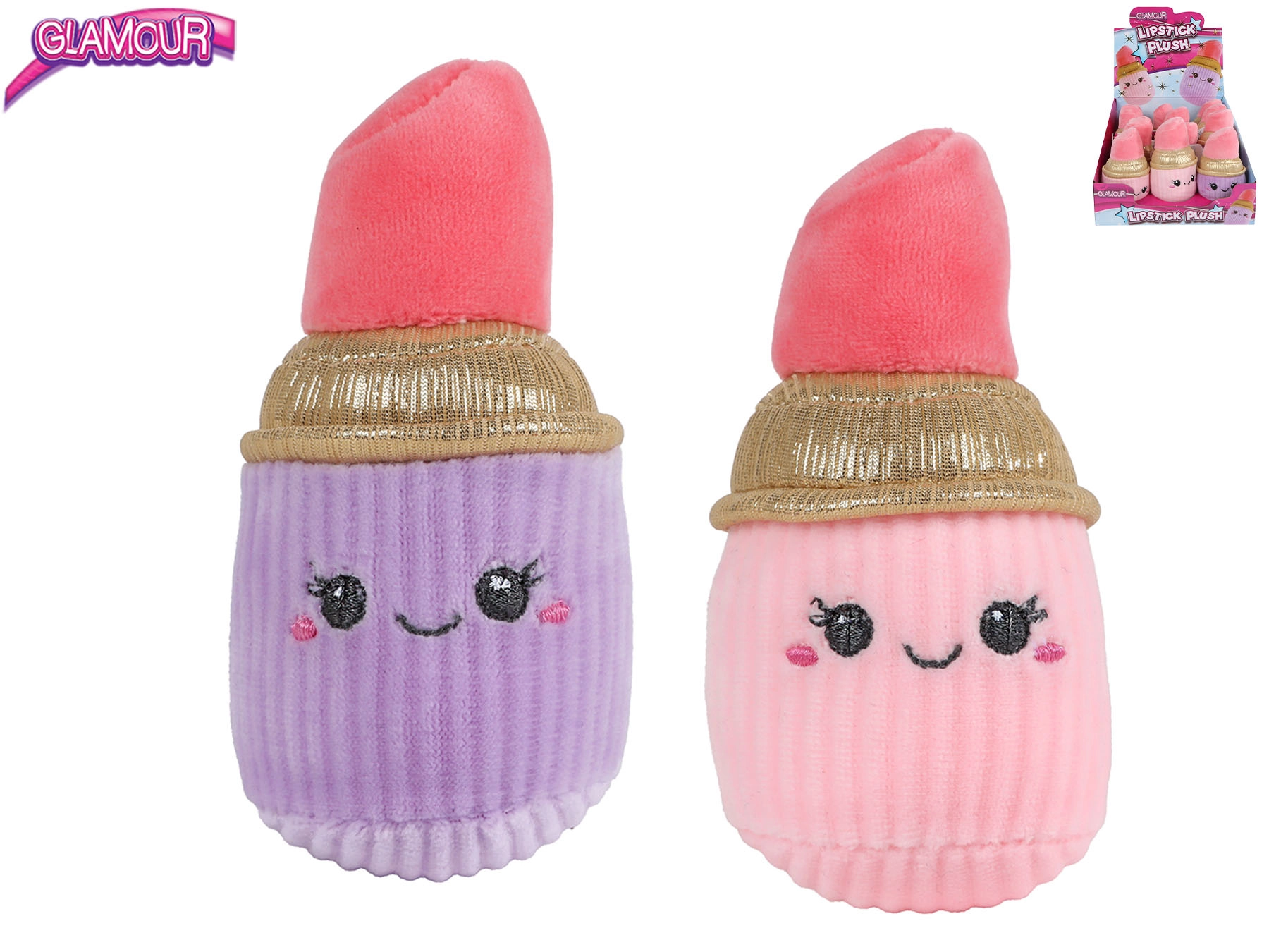 Plyšová rtěnka 10 cm pro miminka