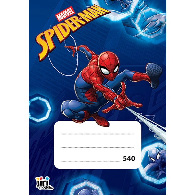 Školní sešit A5 Spiderman 540 bez linek (40 listů)