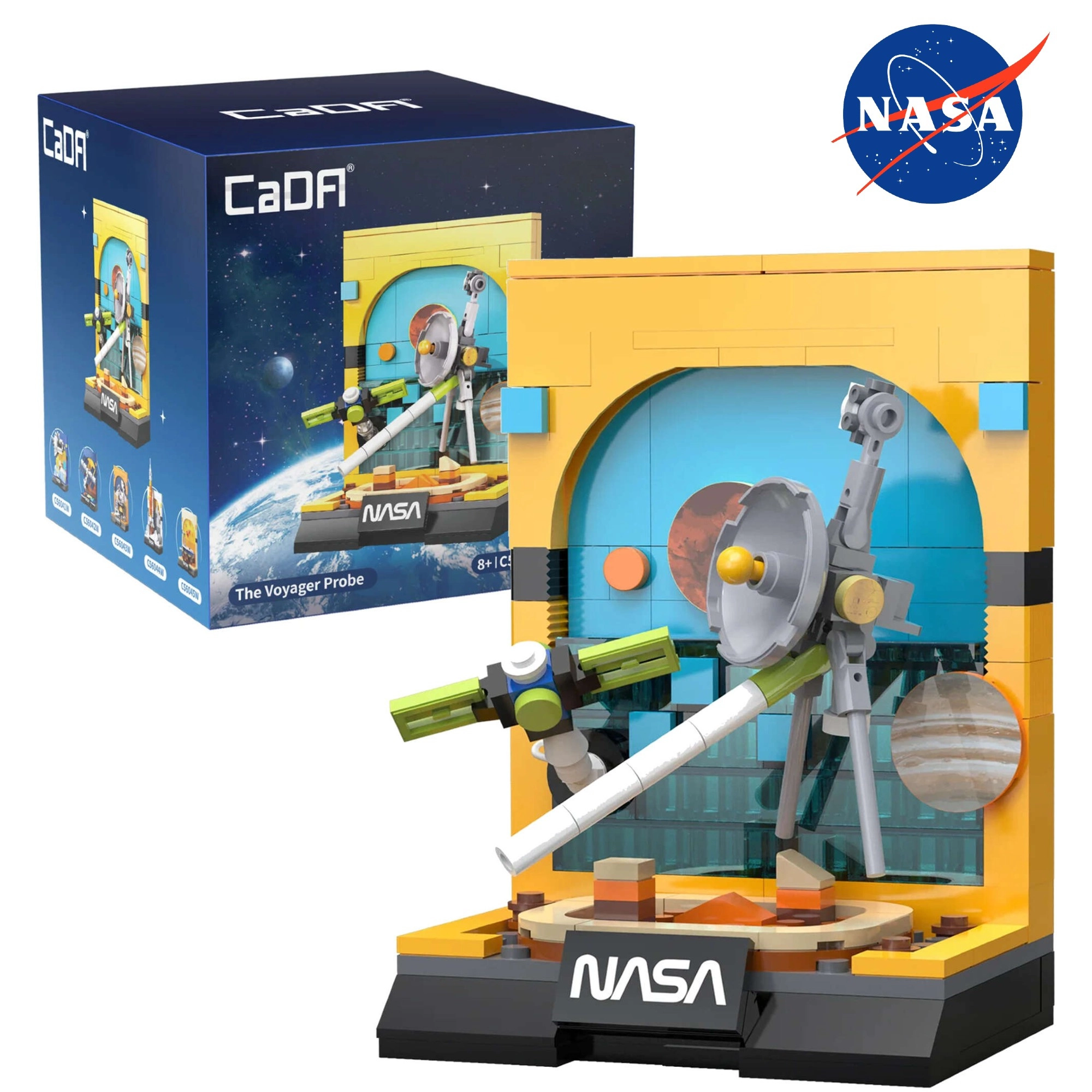 Stavebnice CaDA NASA – sonda The Voyager Probe, 149 dílků