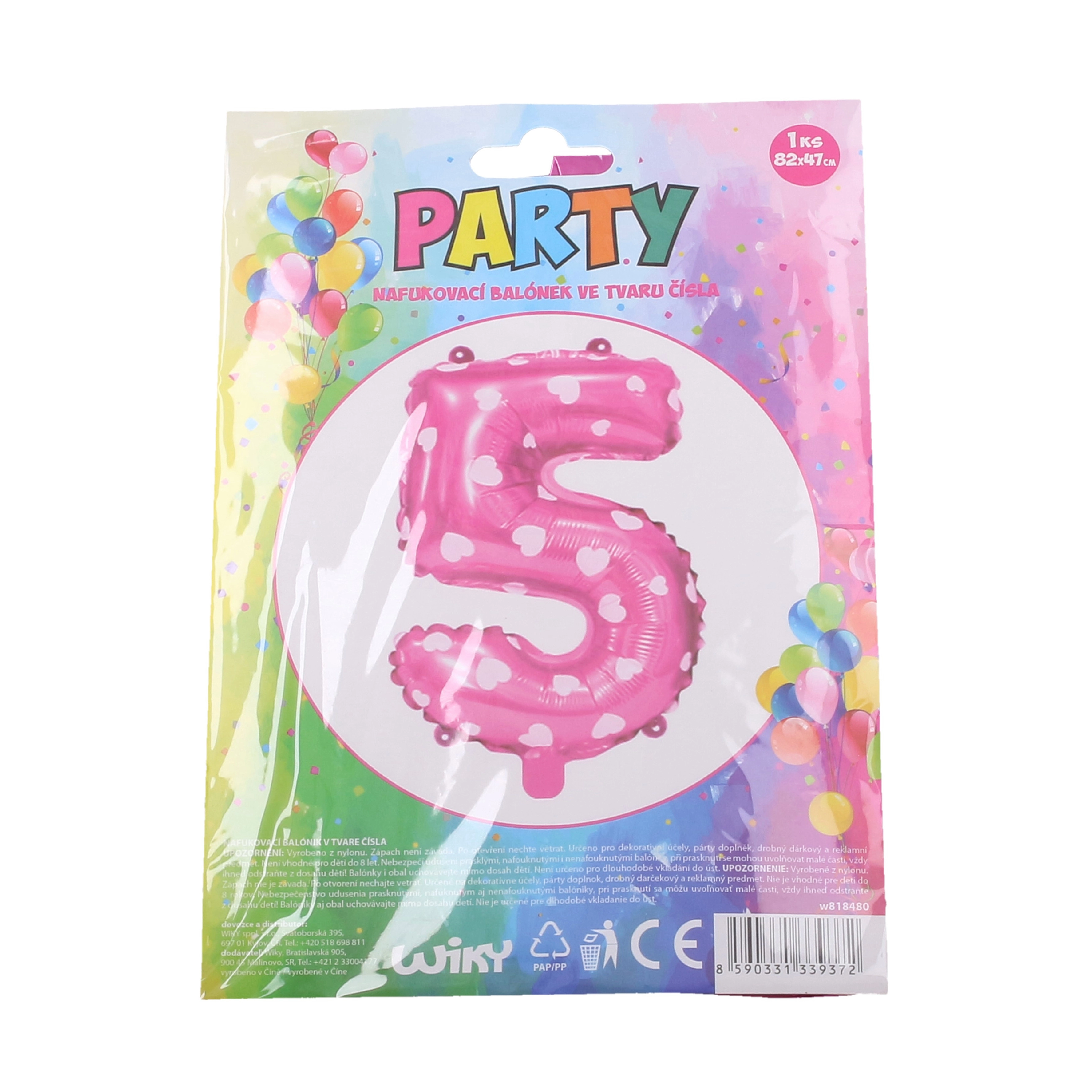 Levně wiky Nafuk.balonek c.5 holky 818480 103575