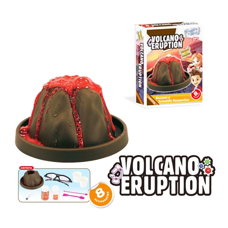 Vulkanická erupce – vzdělávací sada pro domácí sopku