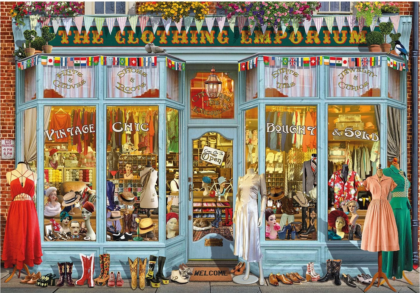 Puzzle Butik 3000 dílků