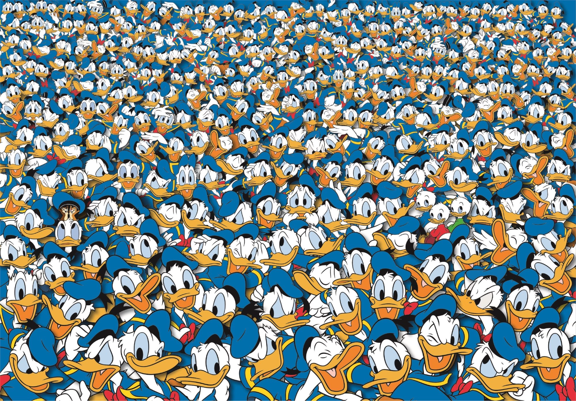 Levně Clementoni puzzle Impossible Kačer Donald 1000 dílků