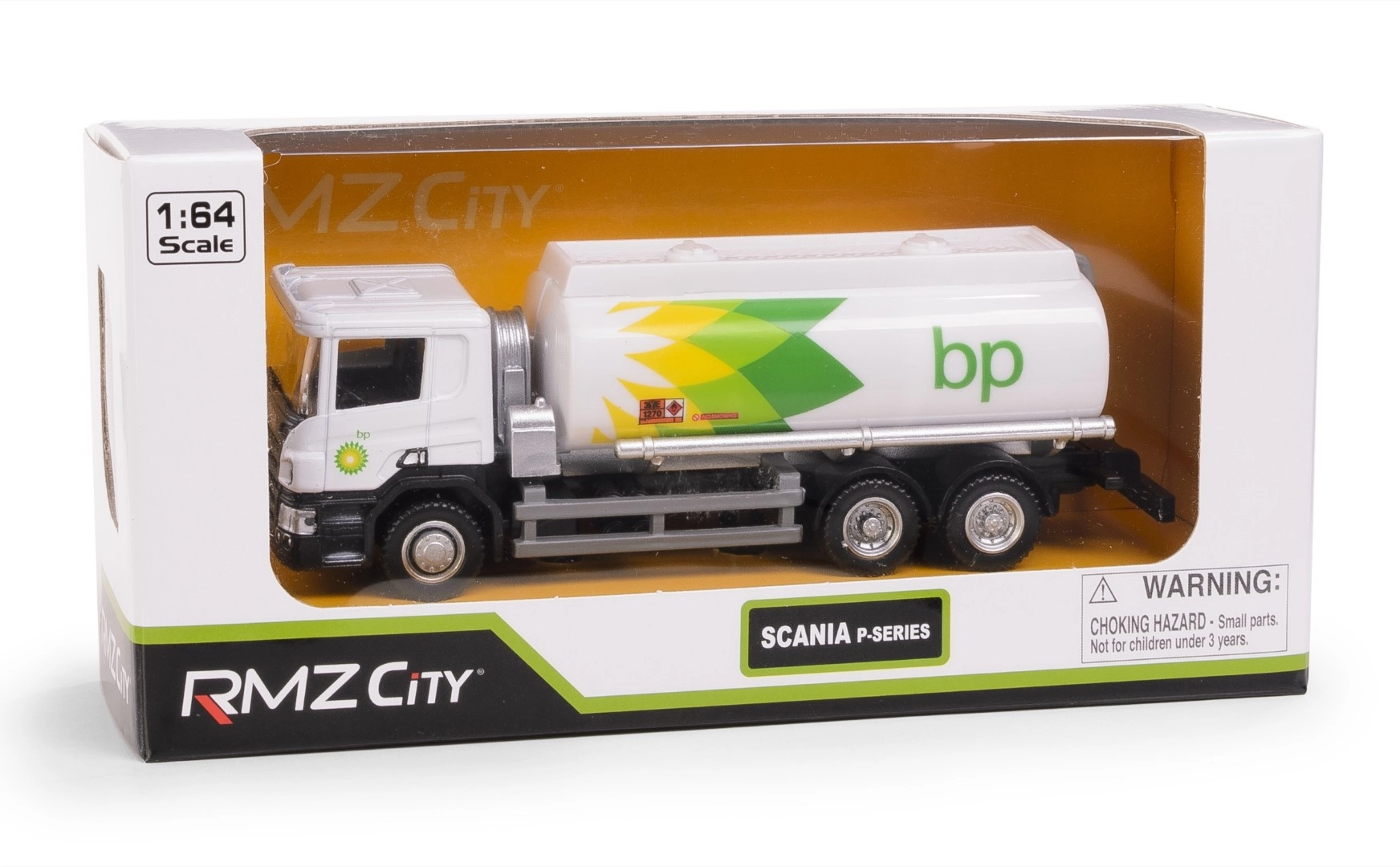 Model cisternového vozu BP SCANIA 1:64 RMZ City