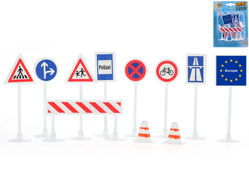 Sada dopravních značek pro děti – 11 kusů