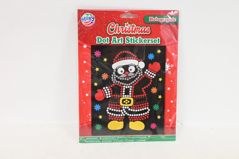 Vánoční kreativní sada na tečkování s motivem Santa Clause 22 × 18 cm
