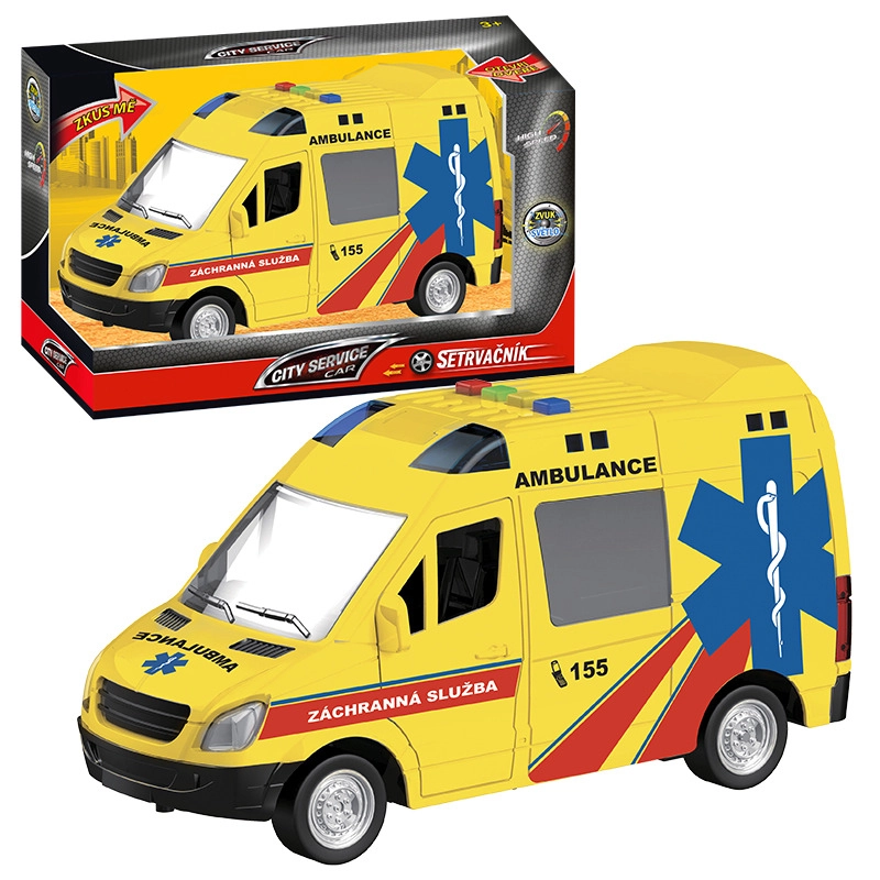 Levně Ambulance na setrvačník 1:16