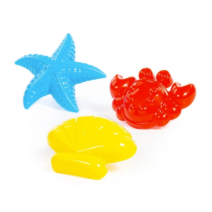 Formičky do písku Mořský svět 3 ks