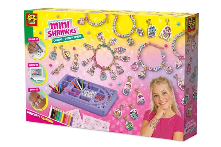 Ses mini shrinkies studio – kreativní sada na výrobu přívěsků