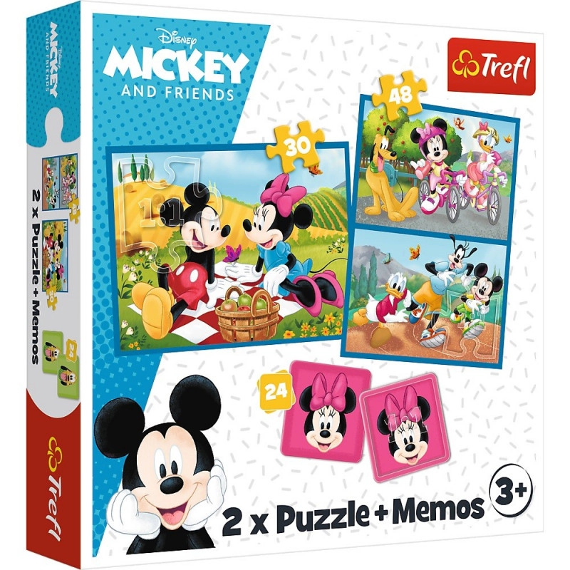 Trefl Sada 3v1 Tlapková patrola v akci 2x puzzle + pexeso