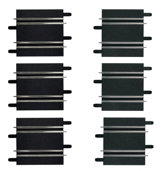 rovinky 100/114 mm pro autodráhy carrera go!!!, go!!! plus a digital 143 (6 ks)