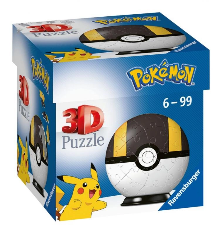 Levně Ravensburger 3D puzzleball Pokémon Hyperball 54 ks