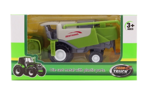 Kovový kombajn v krabičce