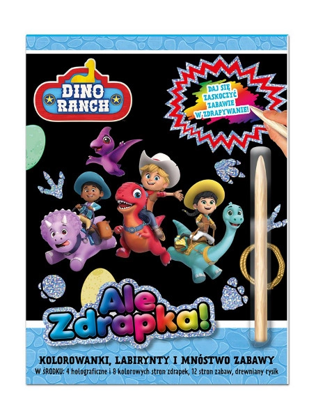 Levně Dino Ranch – škrabací knížka se zábavnými úkoly, díl 1