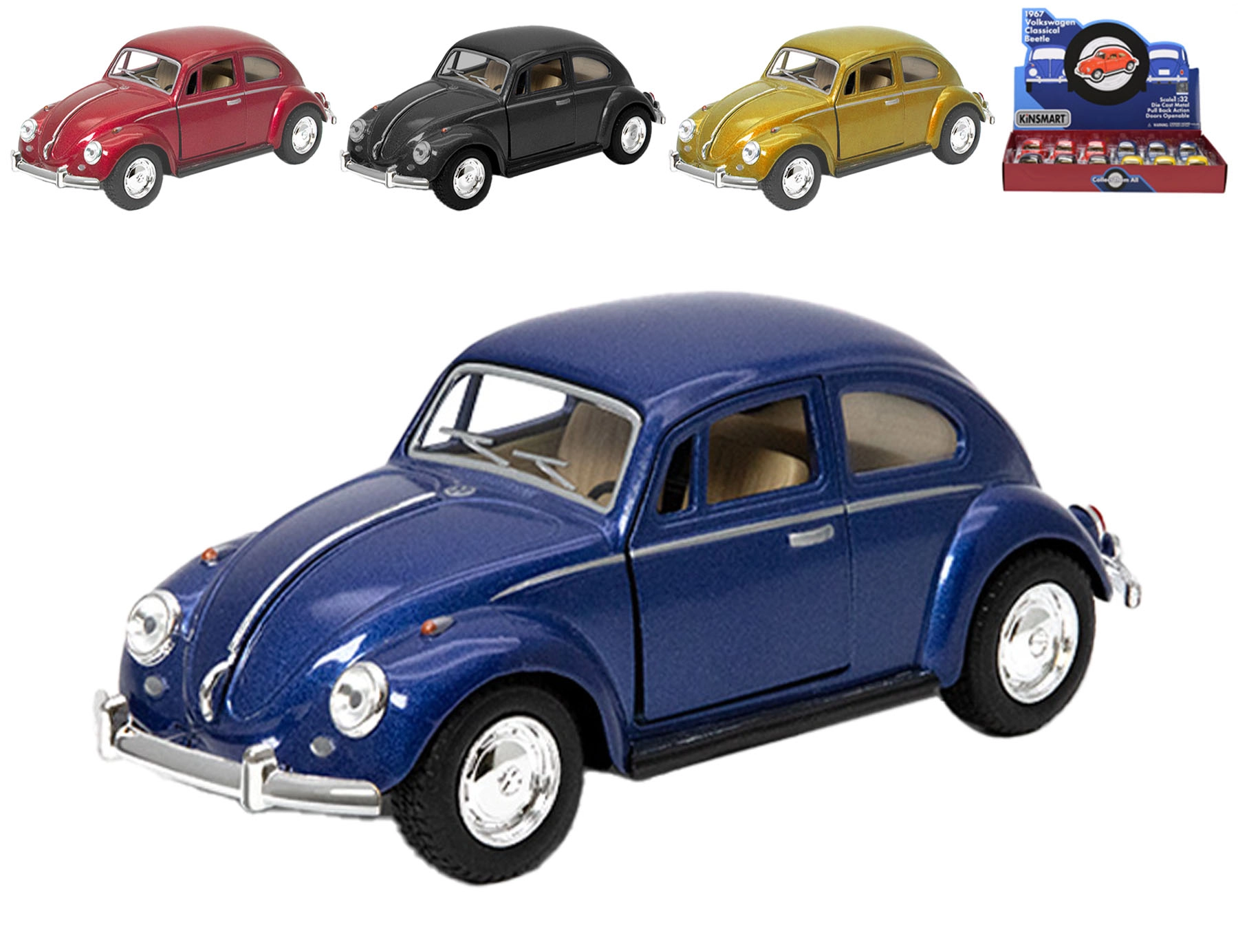 Auto Kinsmart Classical Beetle 1:32, 13cm