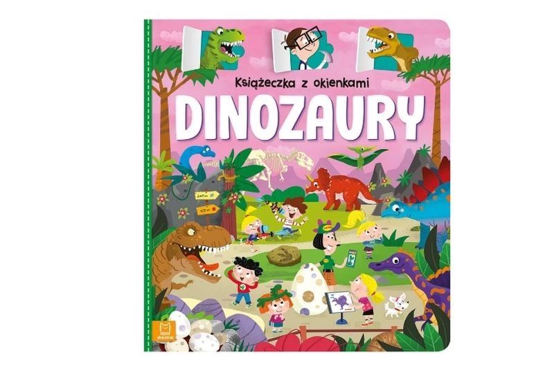 Knížka s okénky Dinozaury