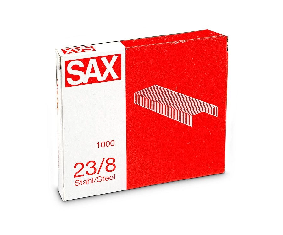 Sešívací spony SAX 23/8 1000ks SAX
