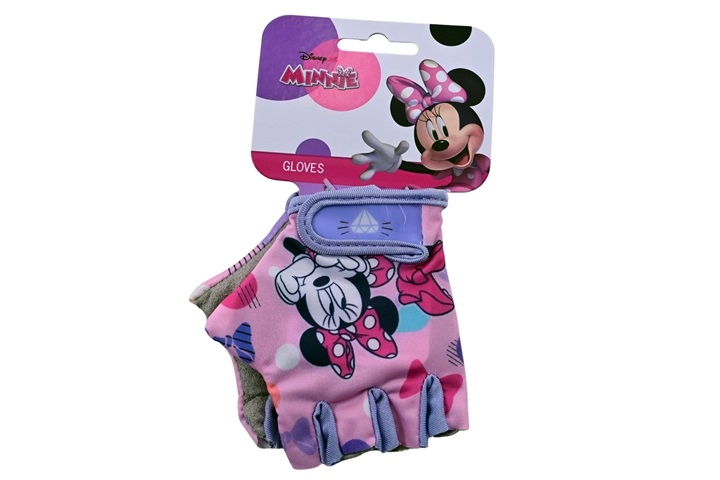 Disney Minnie Mouse dětské cyklistické rukavice bez prstů