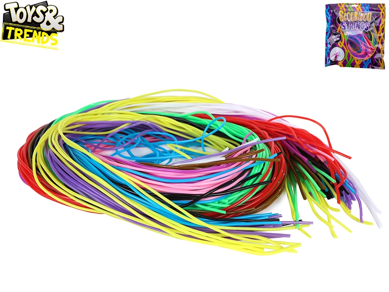 Scoubidou zaplétací bužírky – sada 100 ks