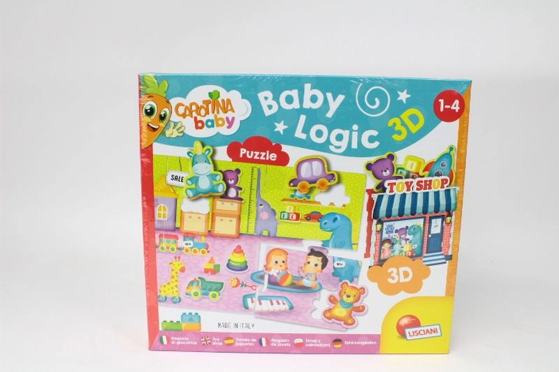 Lisciani Carotina baby logic 3D puzzle pro nejmenší