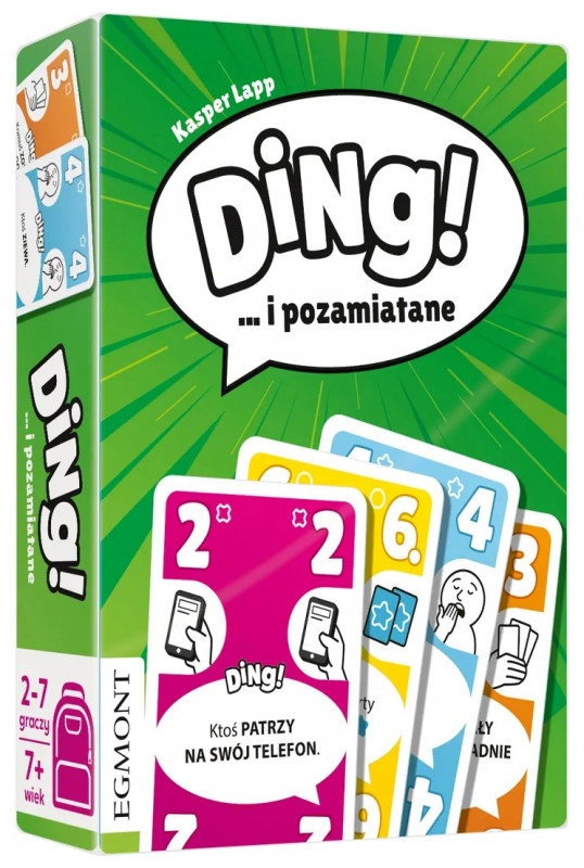 Ding! ... a uklizeno – rychlá karetní hra EGMONT