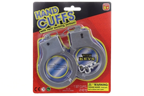 Plastová pouta pro děti s klíčky