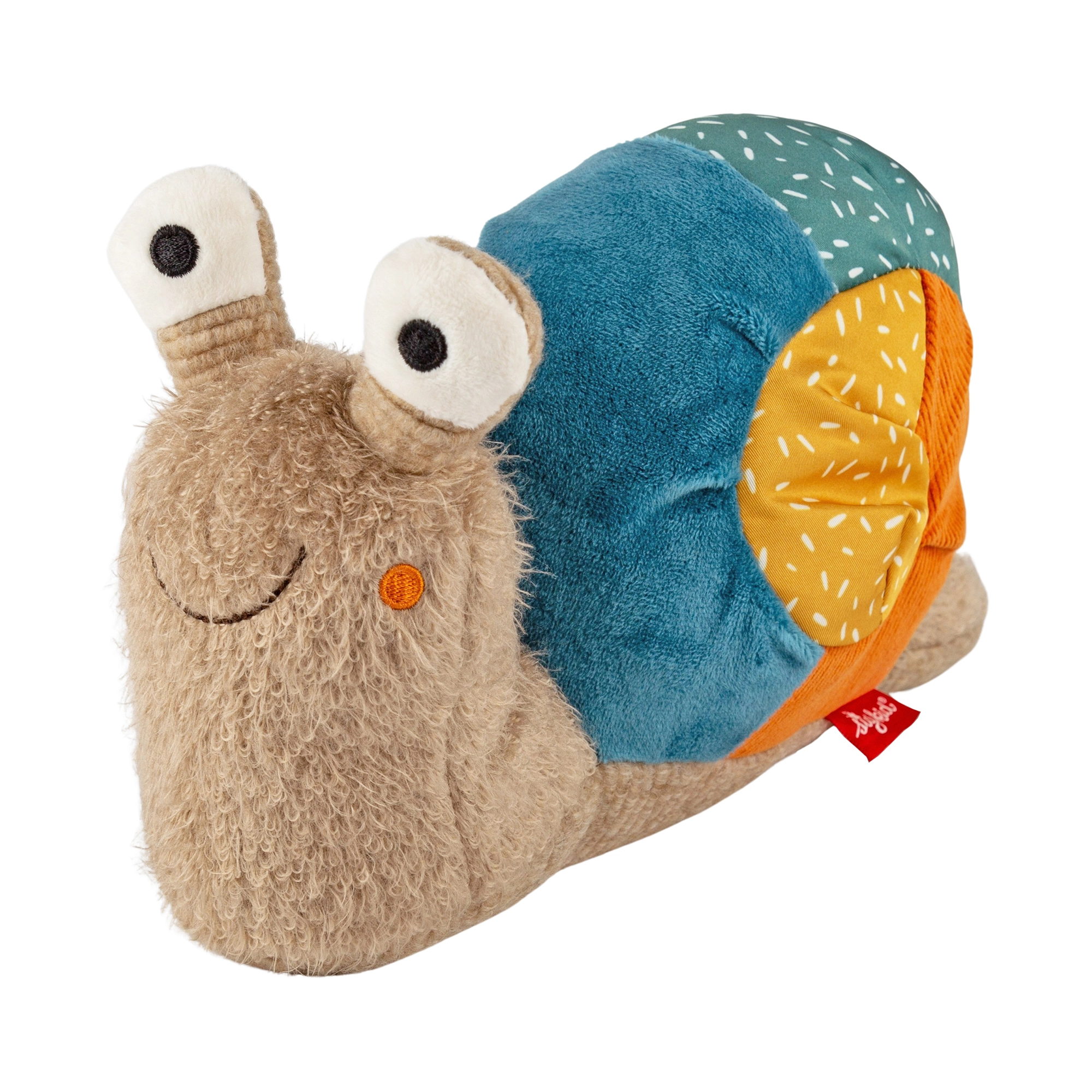 Sigikid první plyšový šnek patchwork 29 cm