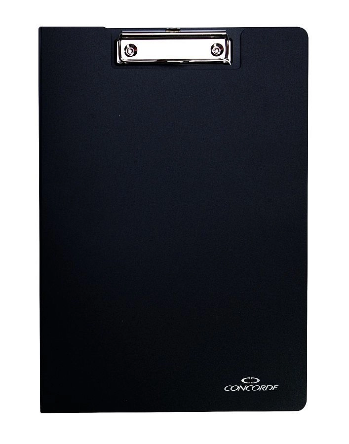 Desky CONCORDE s klipem A4, černá CONCORDE