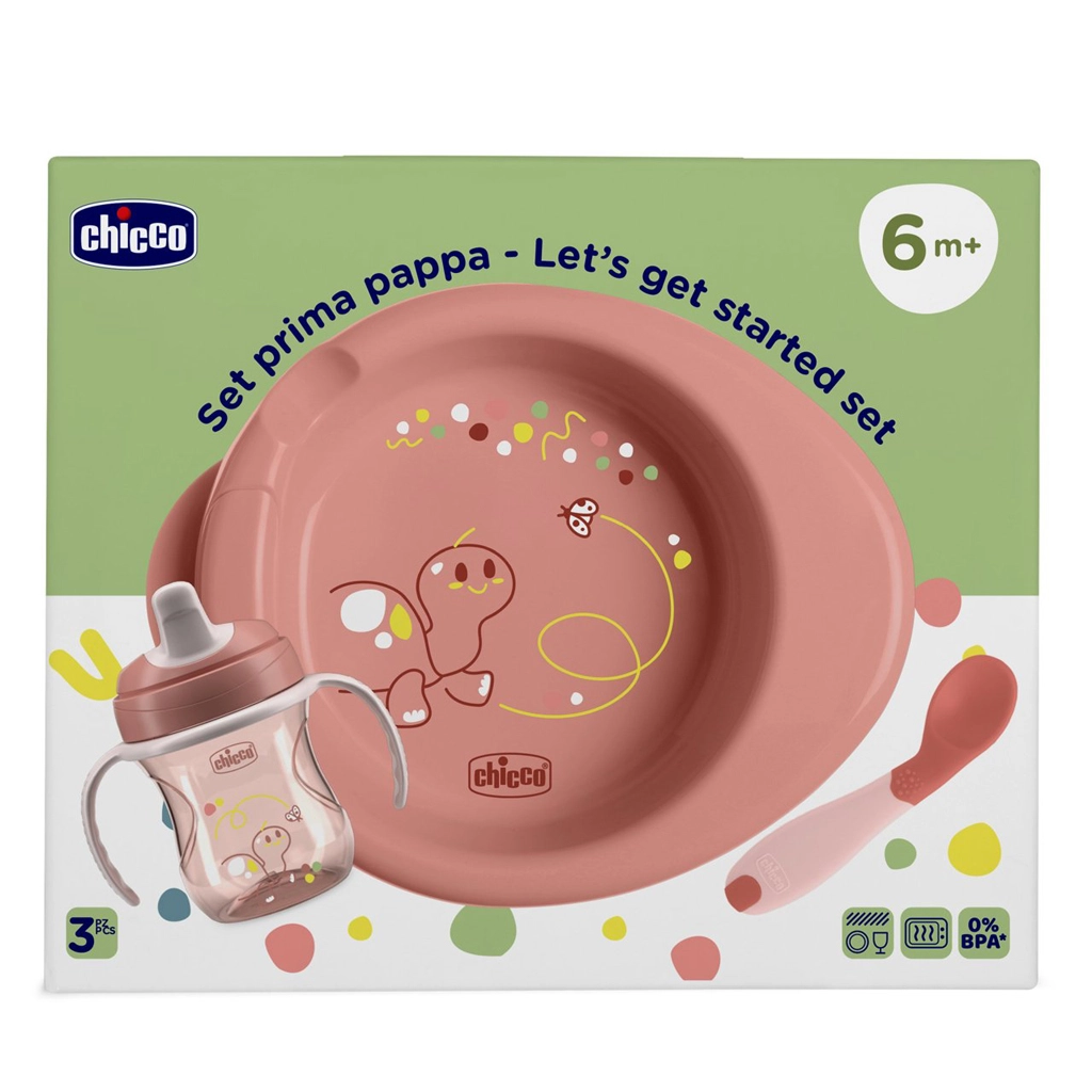 Chicco startovní set na krmení pink 6 m+