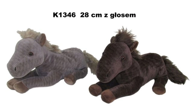 Plyšový kůň se zvukem 28 cm