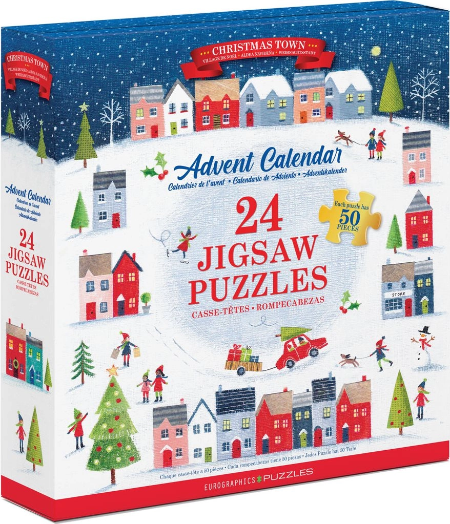 EUROGRAPHICS Puzzle Vánoční zvířátka 24x50 dílků