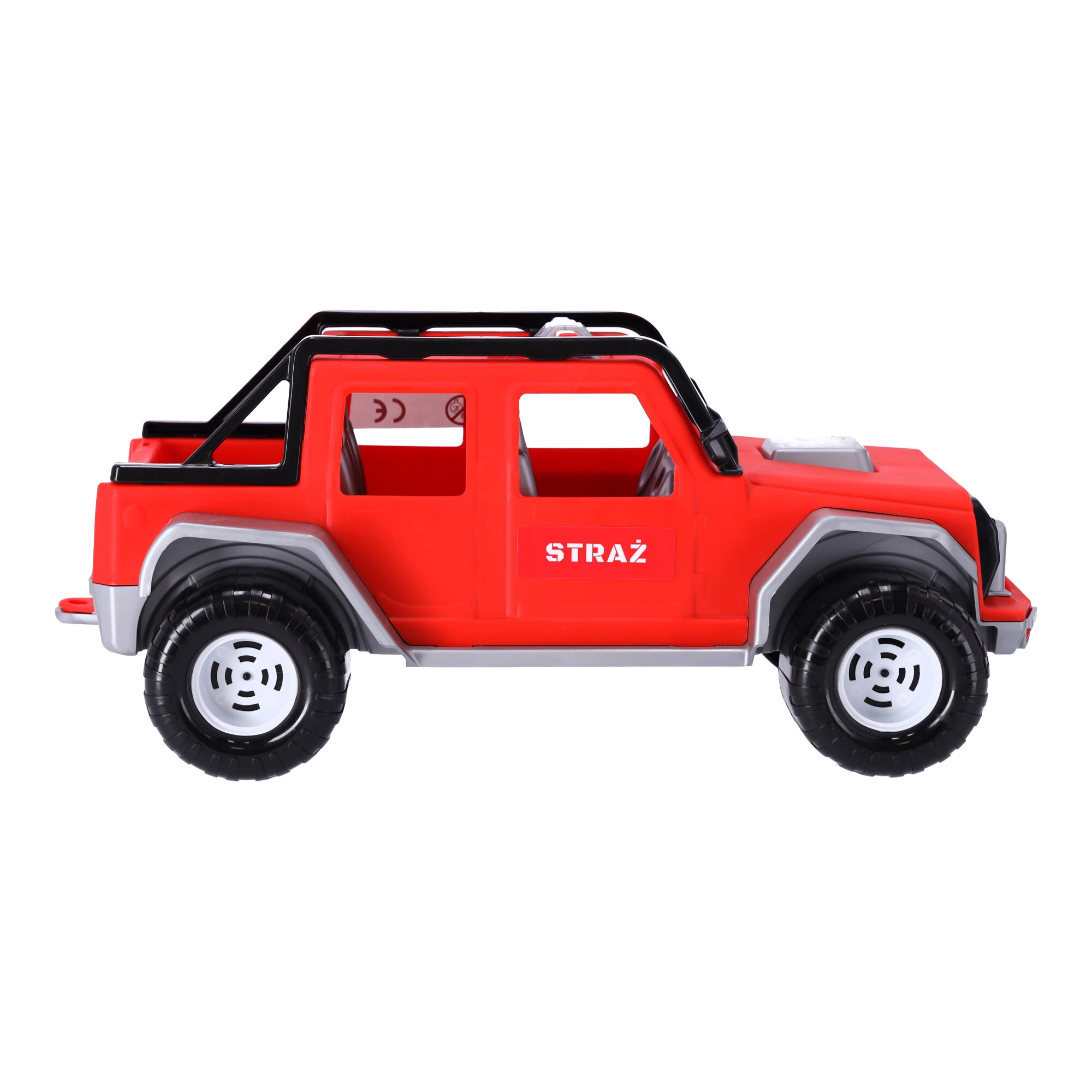 Levně Hasičské auto 4x4 s natahovacím pohonem